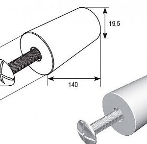 Стопор RS01 белый