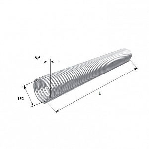 ТОРСИОННАЯ ПРУЖИНА 152-8,5 мм