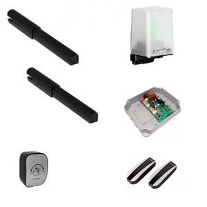 Комплект привода SW-5000PROKIT,в составе привода SWING-5000PRO-2 шт, блок упр.- SW-mini,ключ-кнопка KEYSWITCH-N, фотоэлем. PHOTOCELL-N,лампа сиг. LAMP